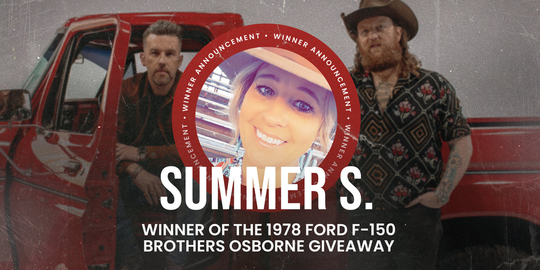 1978 Ford F-150 Brothers Osborne Giveaway Winner