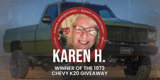 1973 "The Mallard" Chevy K20 Giveaway Winner