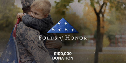 $100,000 Donation to Folds of Honor