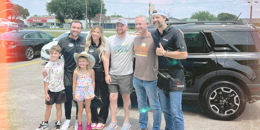 Krista & Bryce Horton join Walker Hayes to Surprise a Deserving Father with a Brand New Ford Bronco!