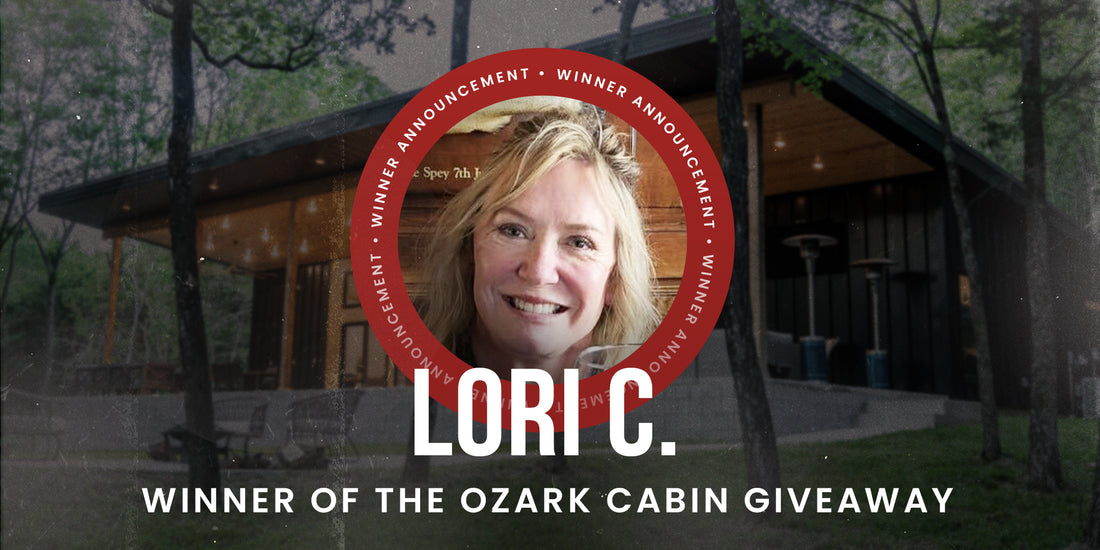 Ozark Cabin Giveaway Winner!