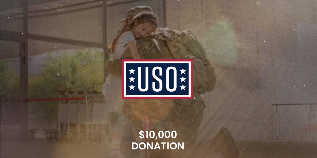 $10,000 Donation to the USO