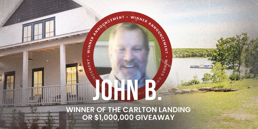 Carlton Landing Lake House or $1,000,000 Giveaway Winner