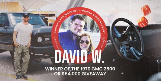 1970 GMC 2500 or $64,000 Giveaway Winner