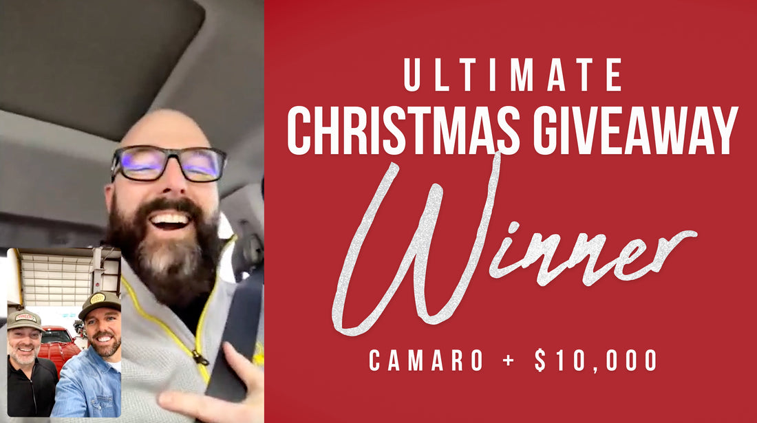 Ultimate Christmas Giveaway Winner! Camaro, $10k Cash, and more