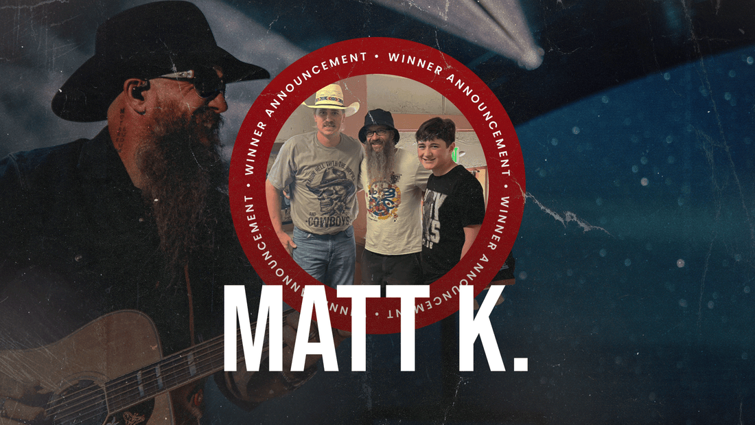 Cody Jinks at Red Rocks Giveaway Winner