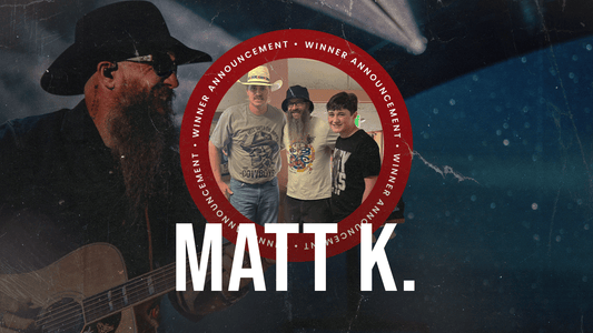 Cody Jinks at Red Rocks Giveaway Winner