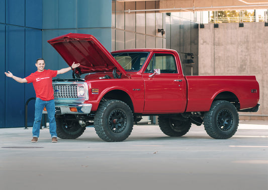 Win a 1972 Chevy C/K-10. Support Toys for Tots.